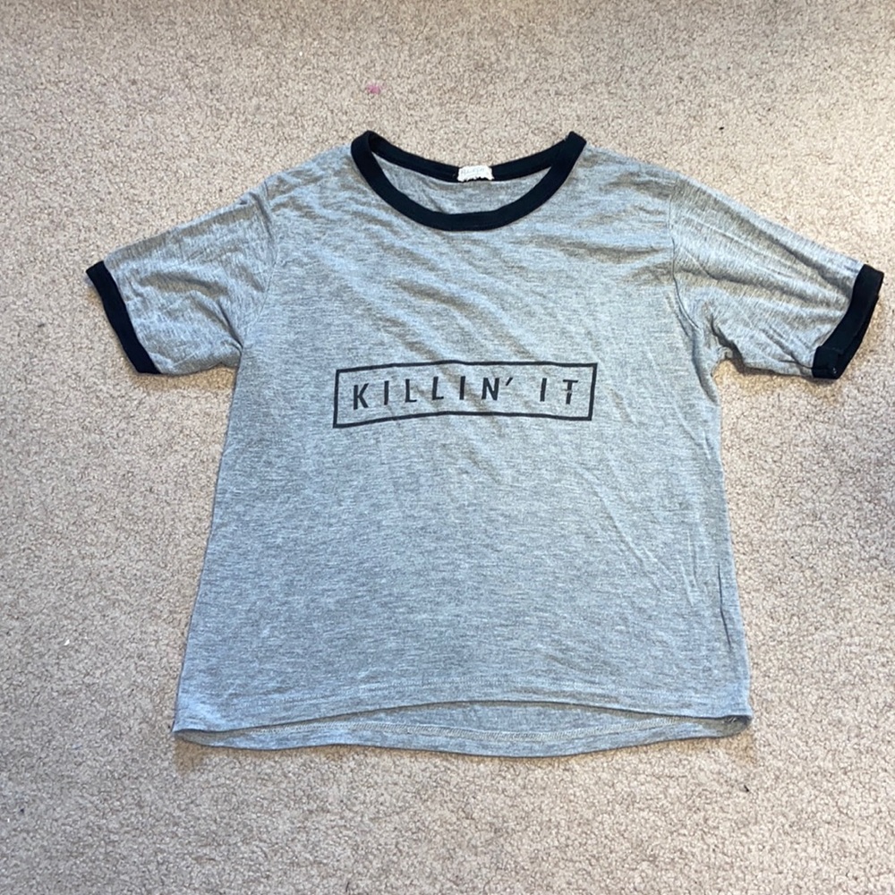 *2 for $22* Brandy Melville Graphic Baby Tee